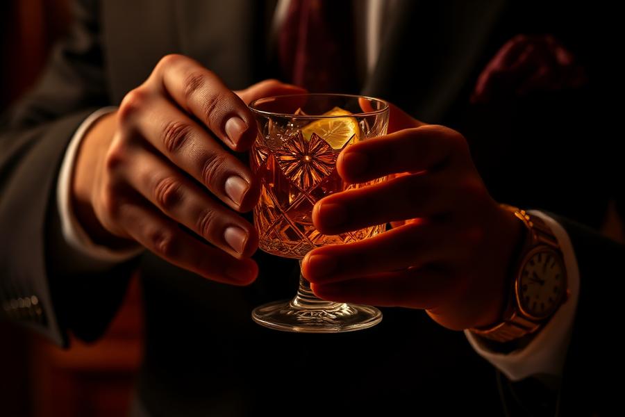 Old fashioned cocktail